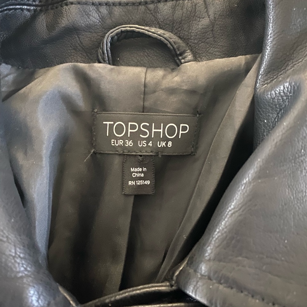 Topshop Rosa Biker Jacket - Picture 9 of 15